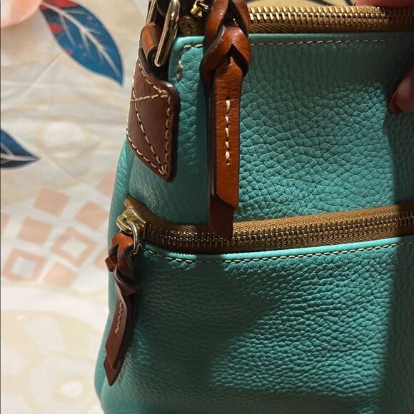 Dooney & Bourke Teal Shoulder Bag - Picture 4 of 16